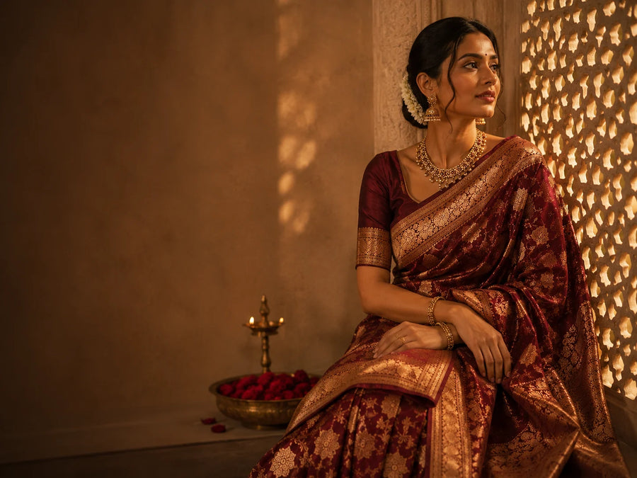 5 Ways to Style Your Banarasi Saree