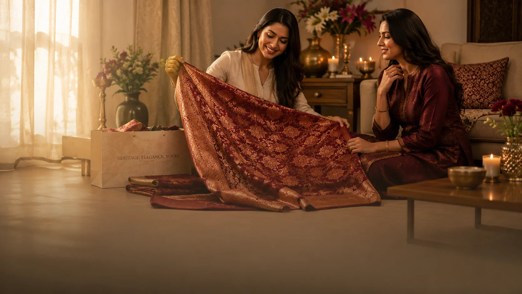 Premium Banarasi Shopping, From Home