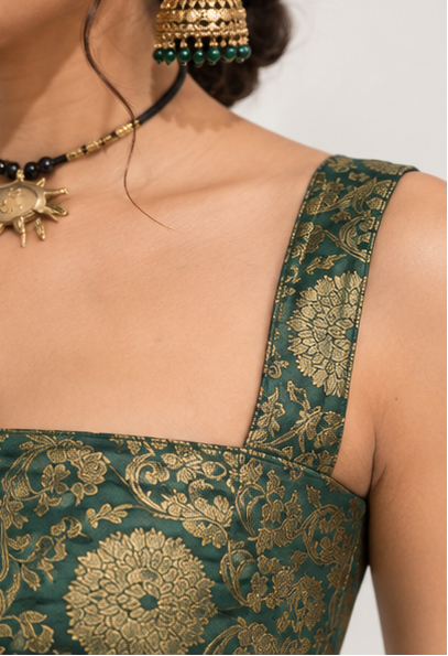 Premium Designer Banarasi Top